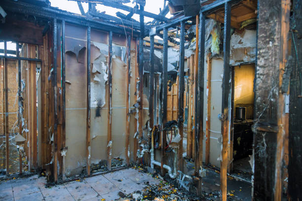 Professional Fire Damage Restoration technician working in Largo, FL
